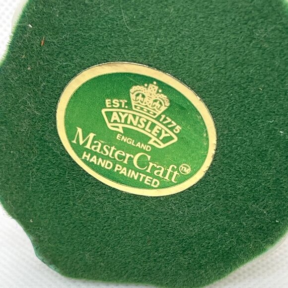 Aynsley MasterCraft Hand Painted Bunny Rabbit Blue Hat Collectible UK England - Picture 4 of 11